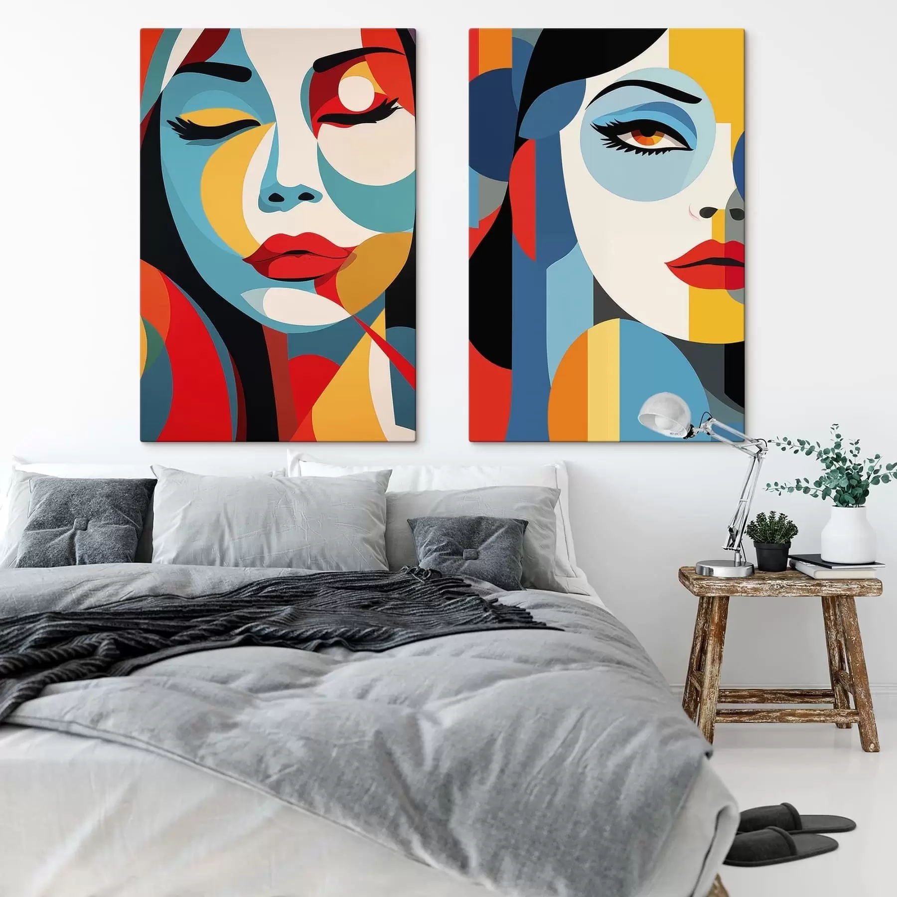 Obraz Abstrakcyjne portrety m30402