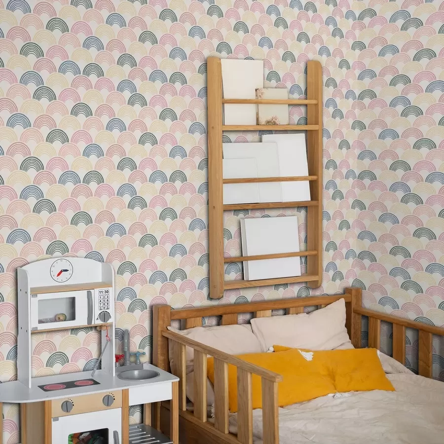 Fototapeta Wielobarwne łuki w powtarzającym się wzorze a01164