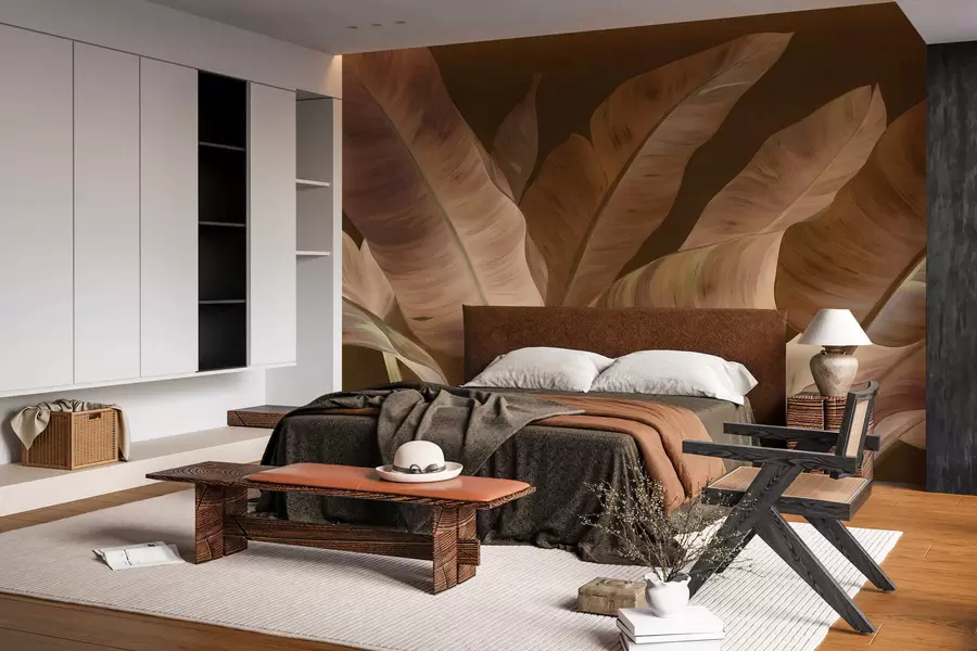 Fototapeta Duże liście bananowca w05499v2