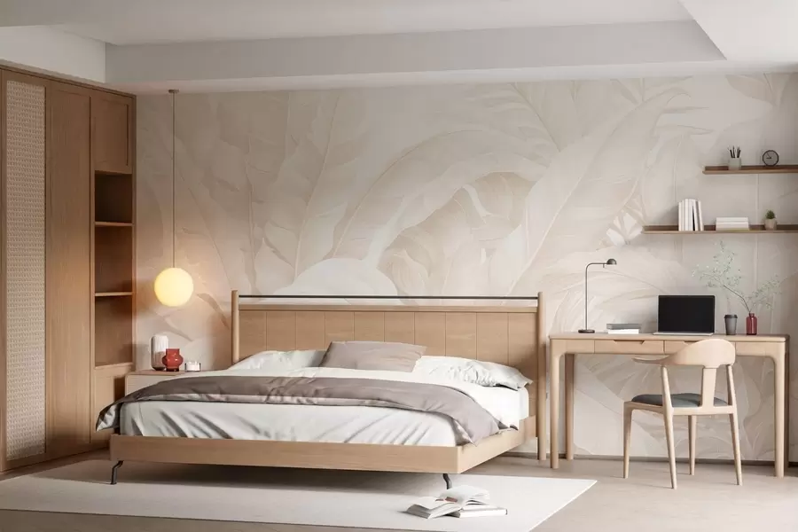 Fototapeta Retro tropikalne liście w05518