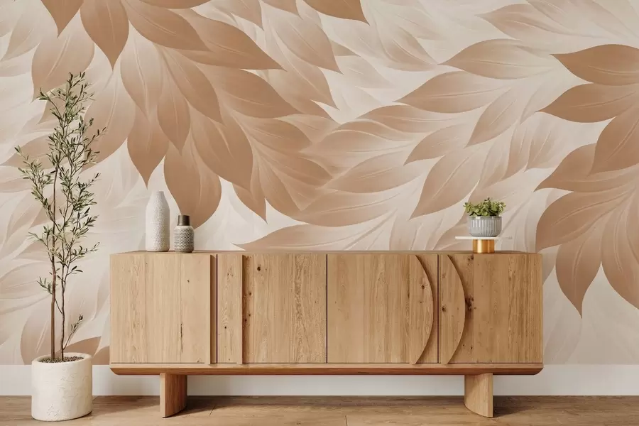 Fototapeta Wyraziste, abstrakcyjne liście w05531v1