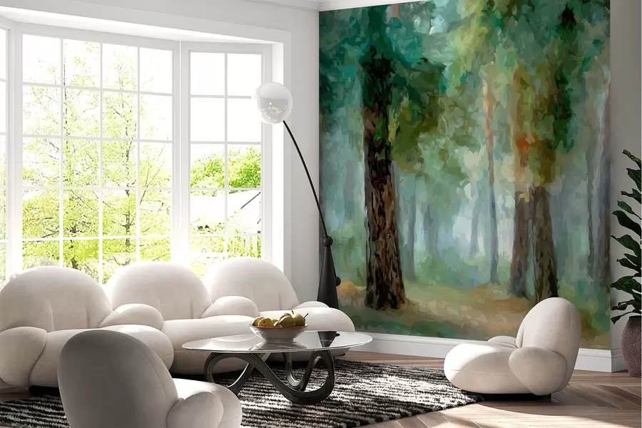 Fototapeta Las liściasty w05508