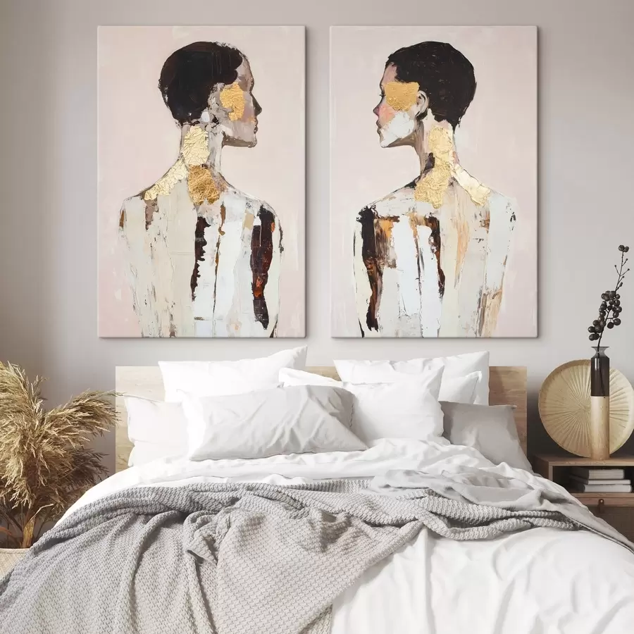 Obraz Abstrakcyjne sylwetki ludzi m30252