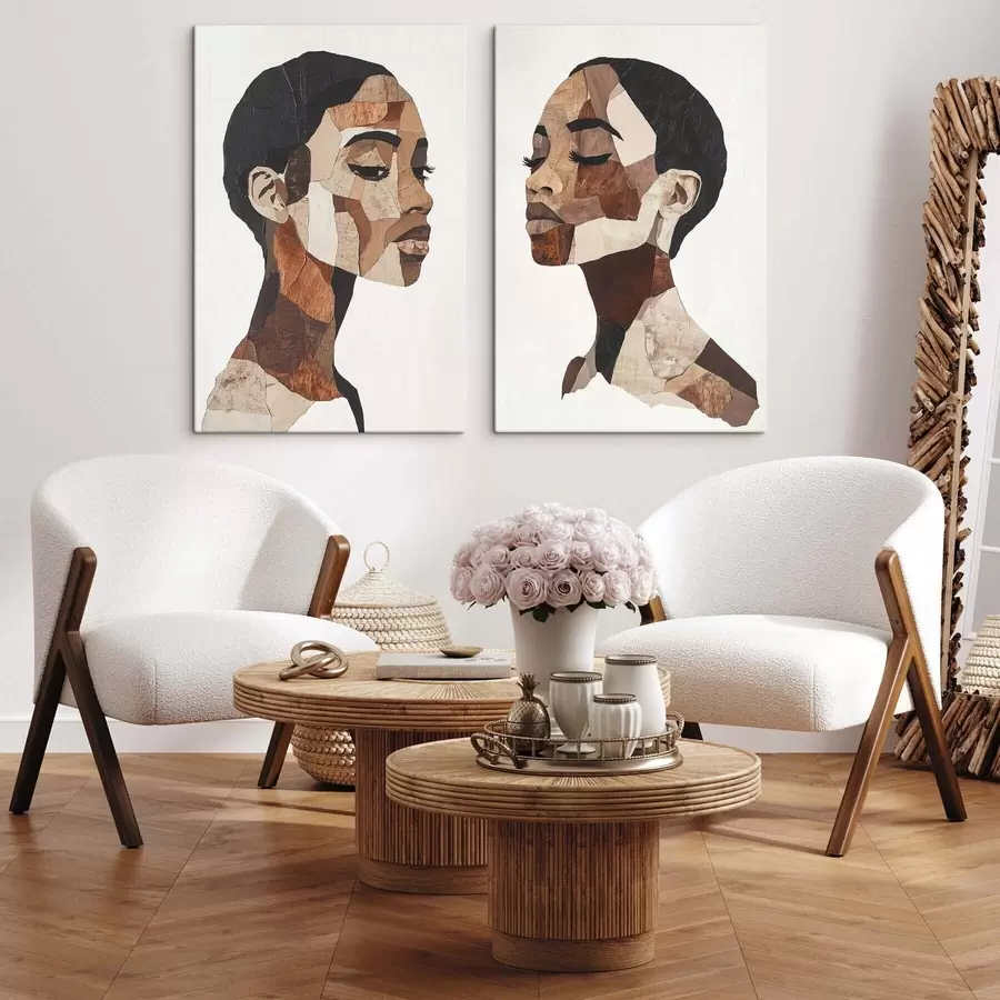 Obraz Abstrakcyjny portret kobiety m30390