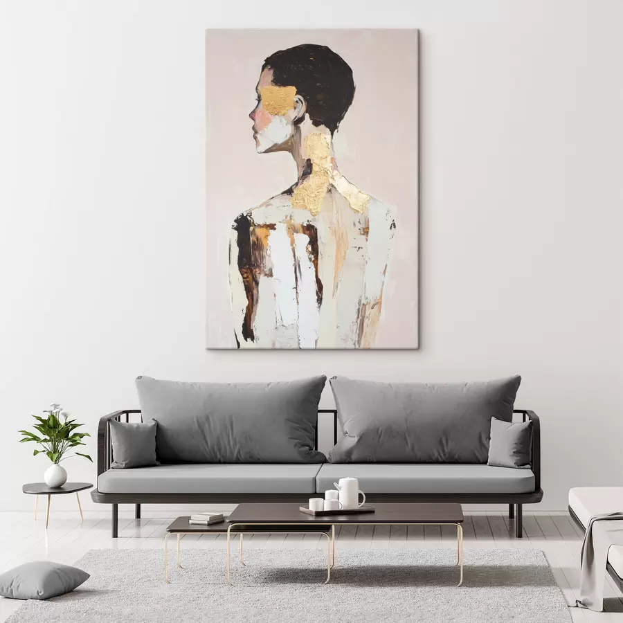 Obraz Abstrakcyjna sylwetka s48699