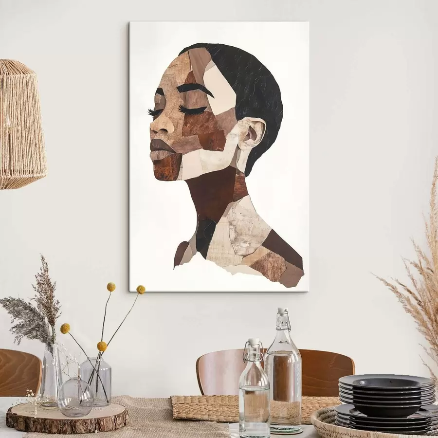 Obraz Abstrakcyjny portret kobiety s48923