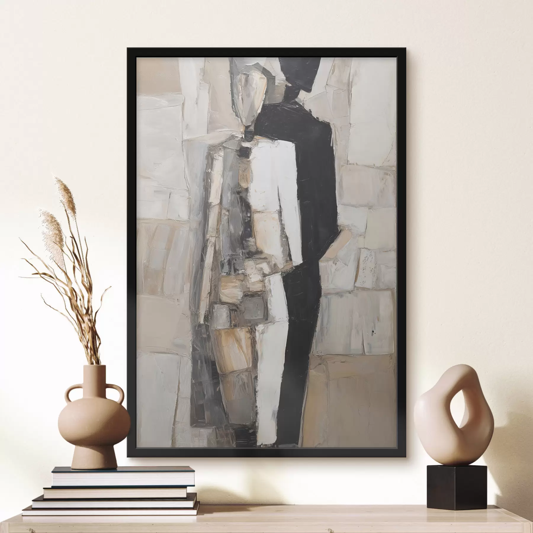 Fototapeta Abstrakcyjne sylwetki pary f48924