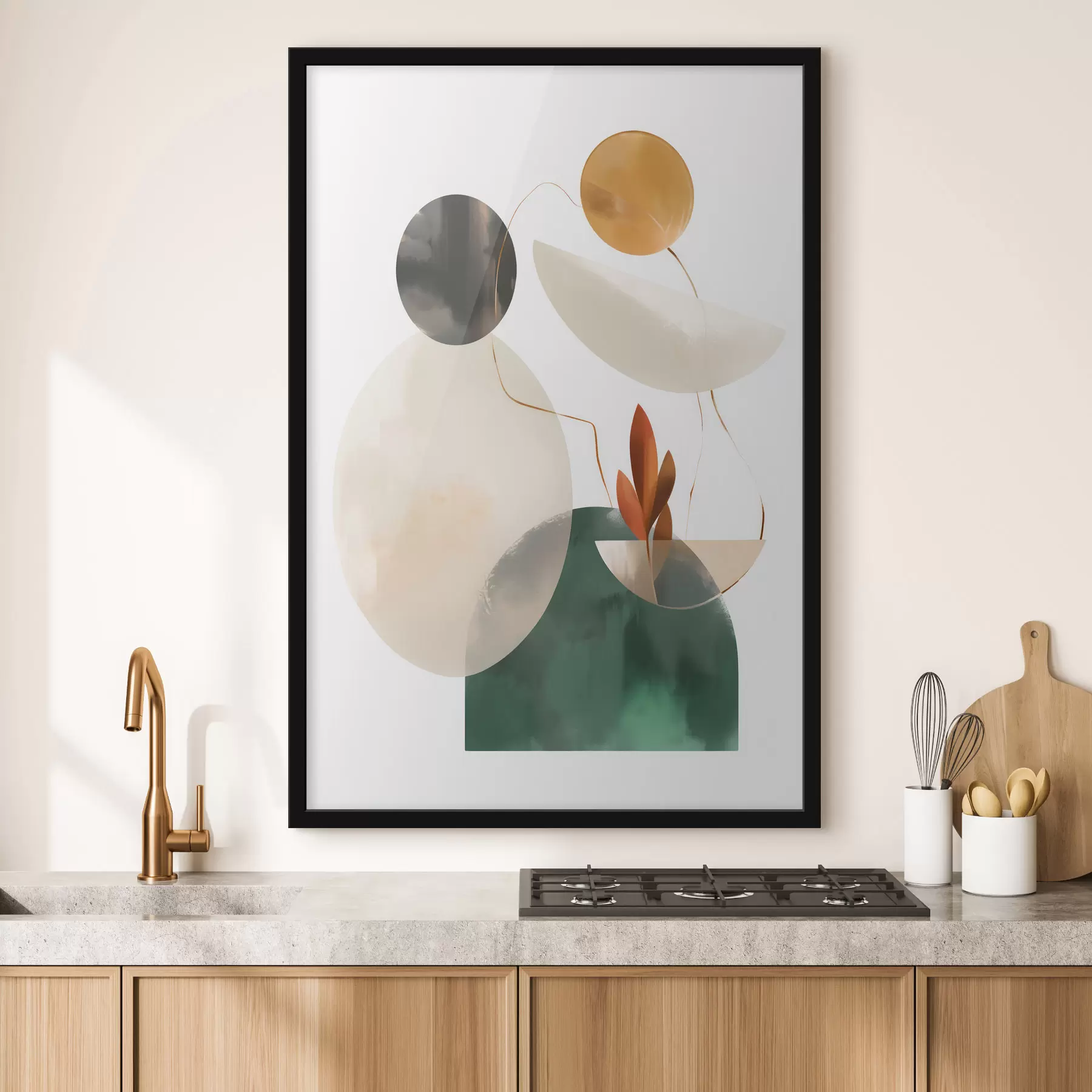 Fototapeta Kompozycja z geometrycznych kształtów f48963