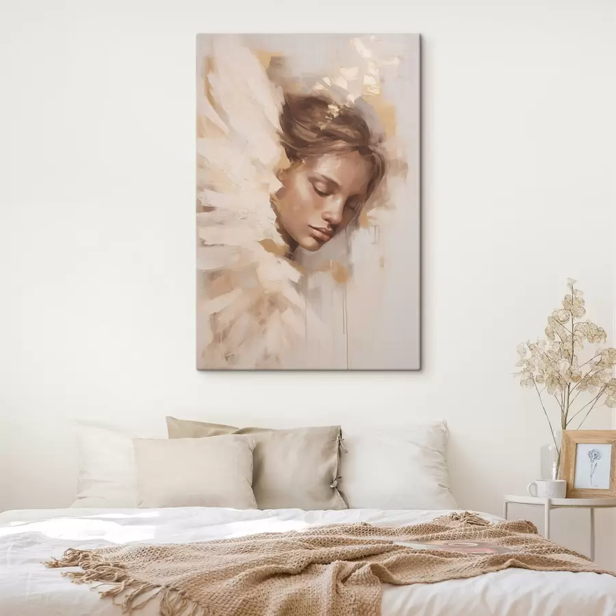 Obraz Dziewczynka ze skrzydłem anioła s48980