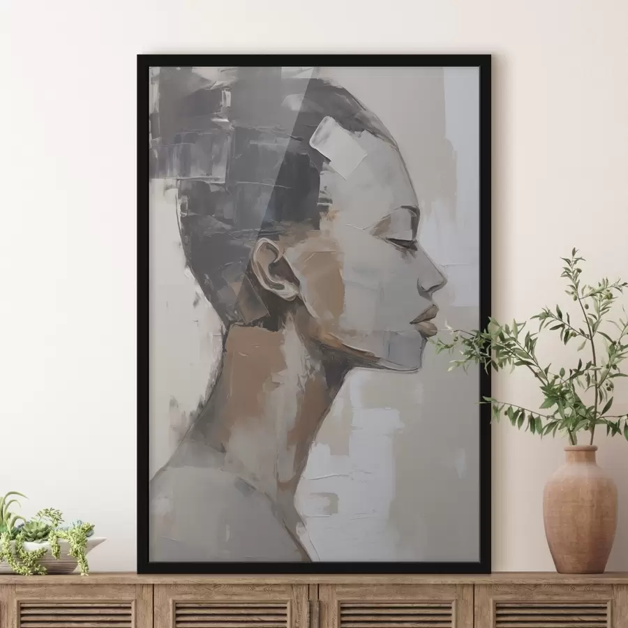 Fototapeta Portret kobiety w stylu malarskim f48975