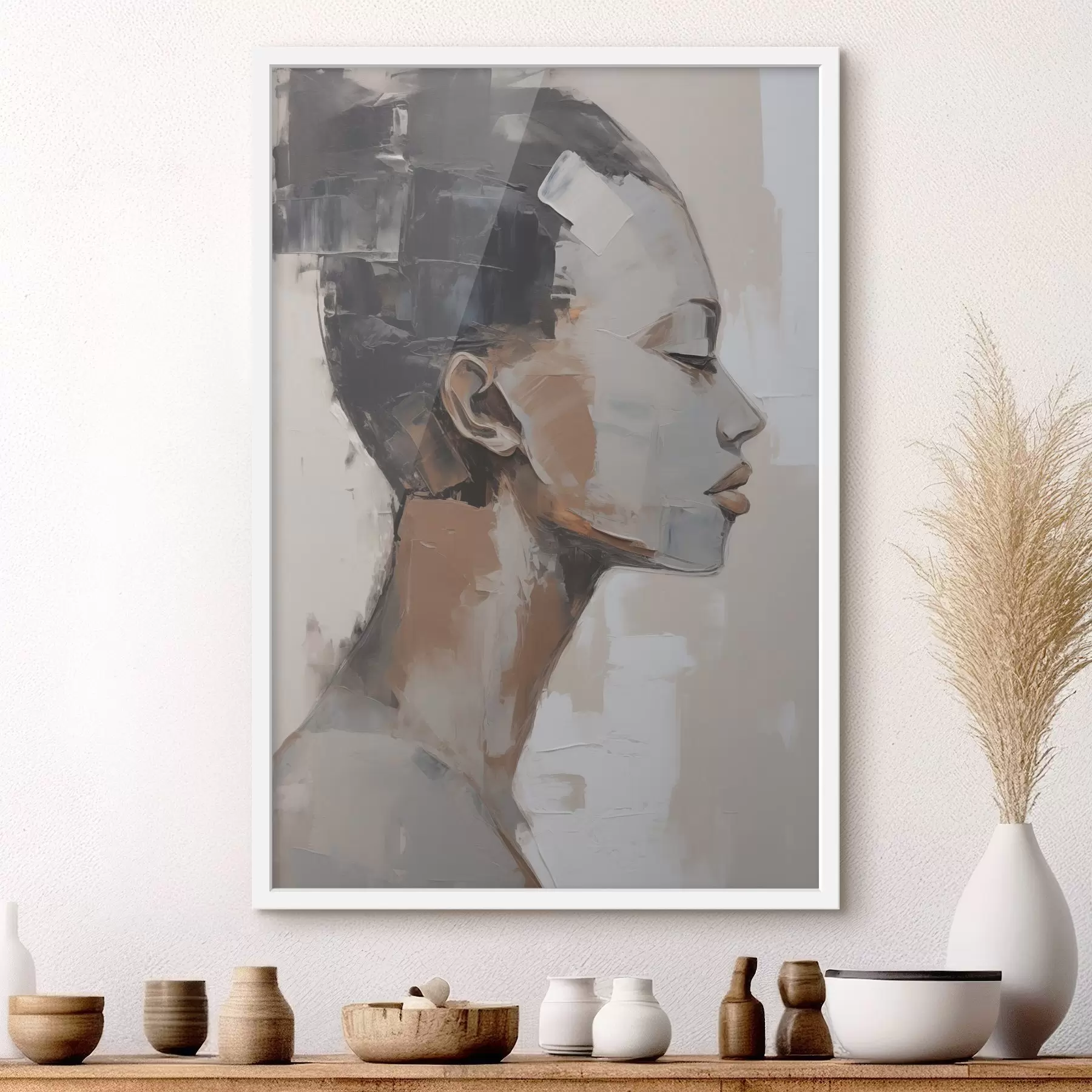 Fototapeta Portret kobiety w stylu malarskim f48975