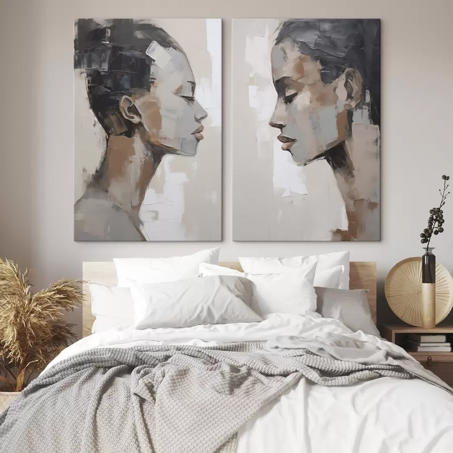 Obraz Portret kobiety w stylu malarskim m30407