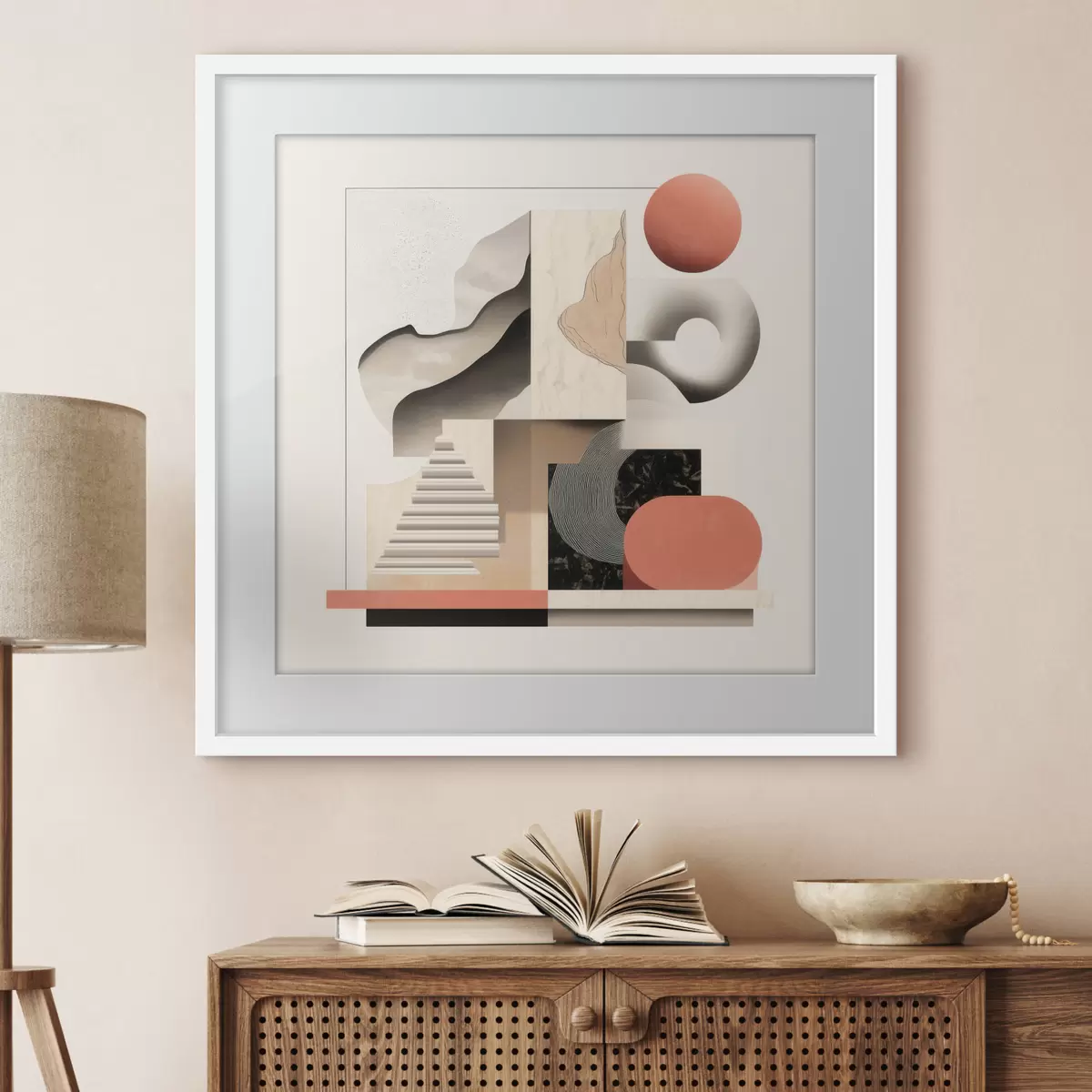 Plakat Geometria i lekkość f48842