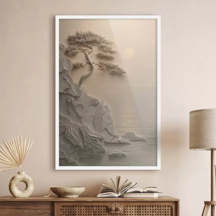 Fototapeta Drzewo nad morzem f49001