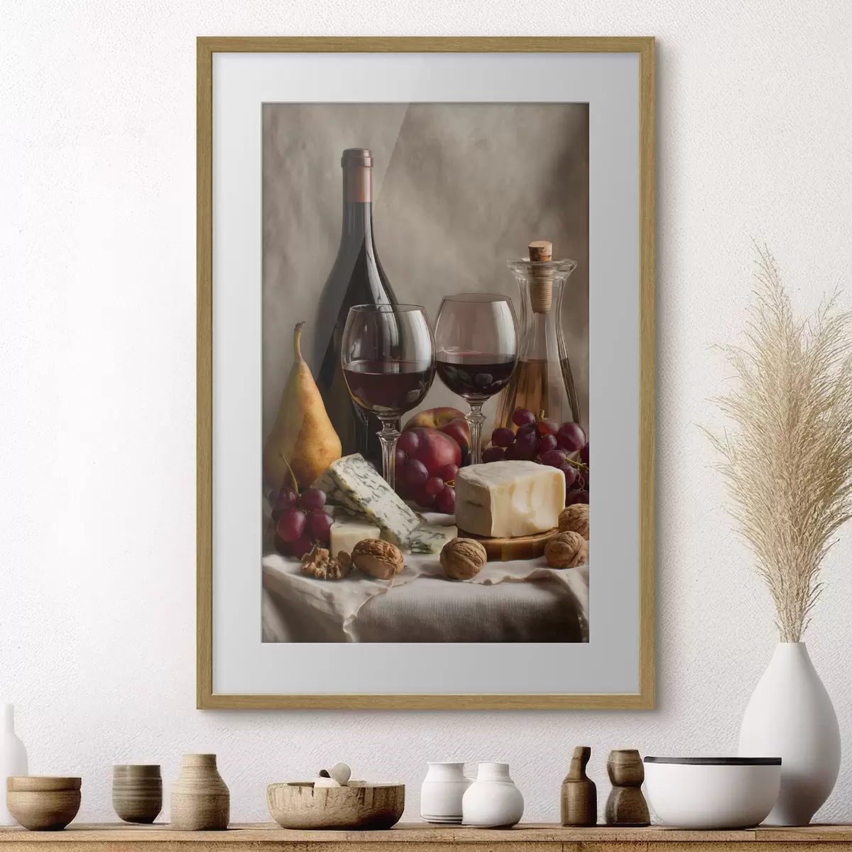 Plakat Wino i lekkość f49002