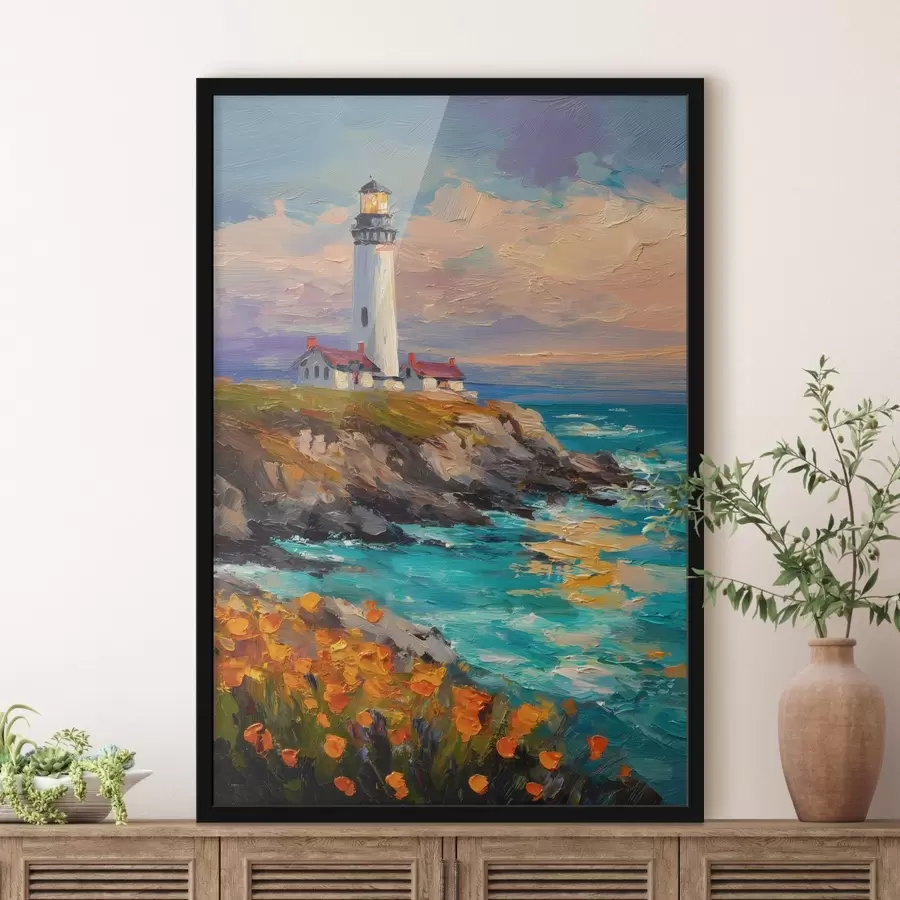 Fototapeta malownicza latarnia morska f49003