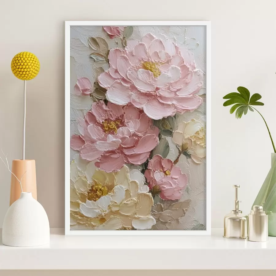 Fototapeta Kompozycja kwiatowa z piwoniami f49013