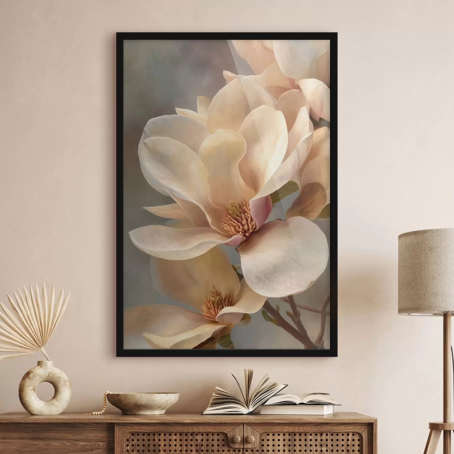 Fototapeta Zbliżenie na kwiat magnolii f49016