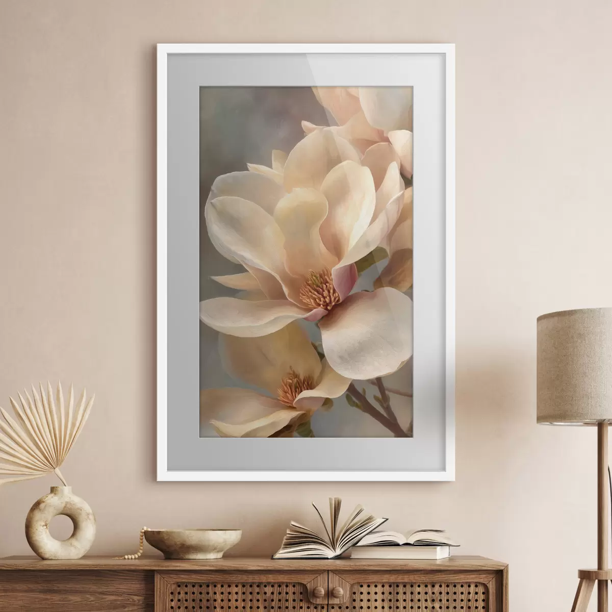 Plakat Czułość magnolii f49016
