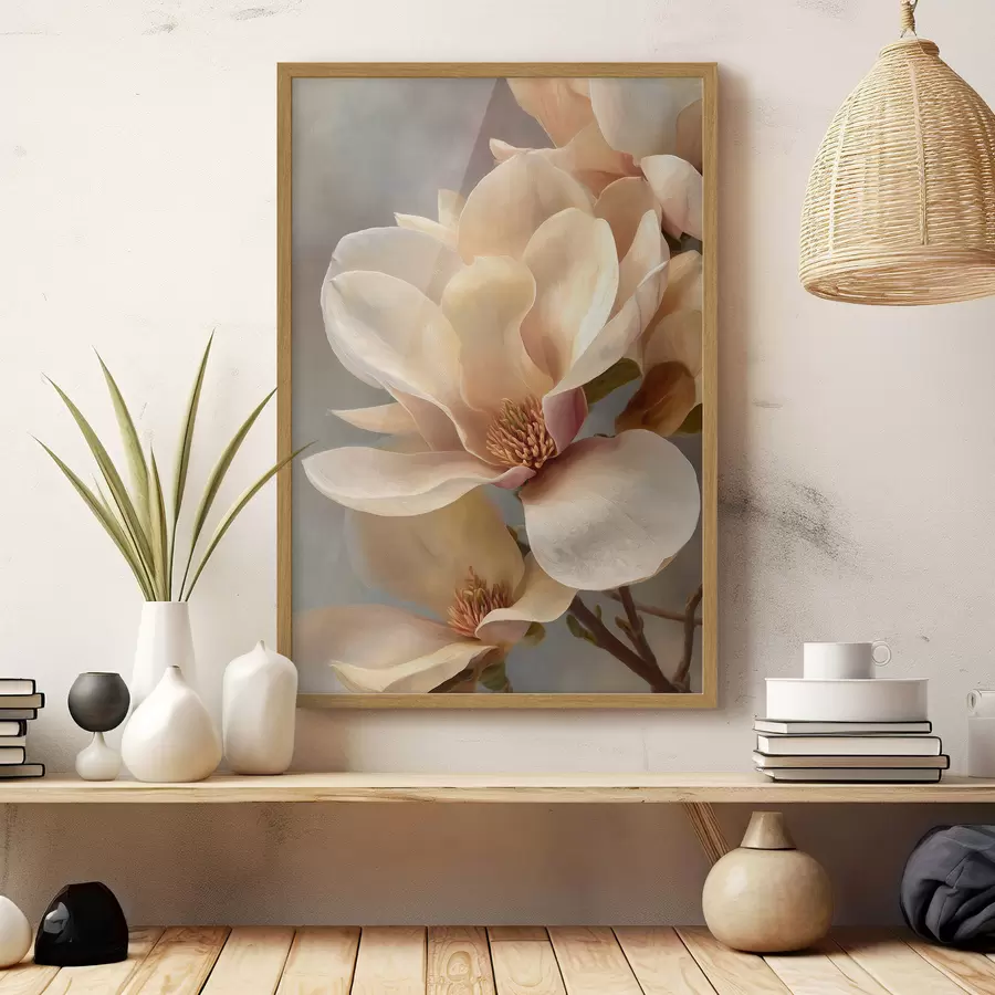 Fototapeta Zbliżenie na kwiat magnolii f49016