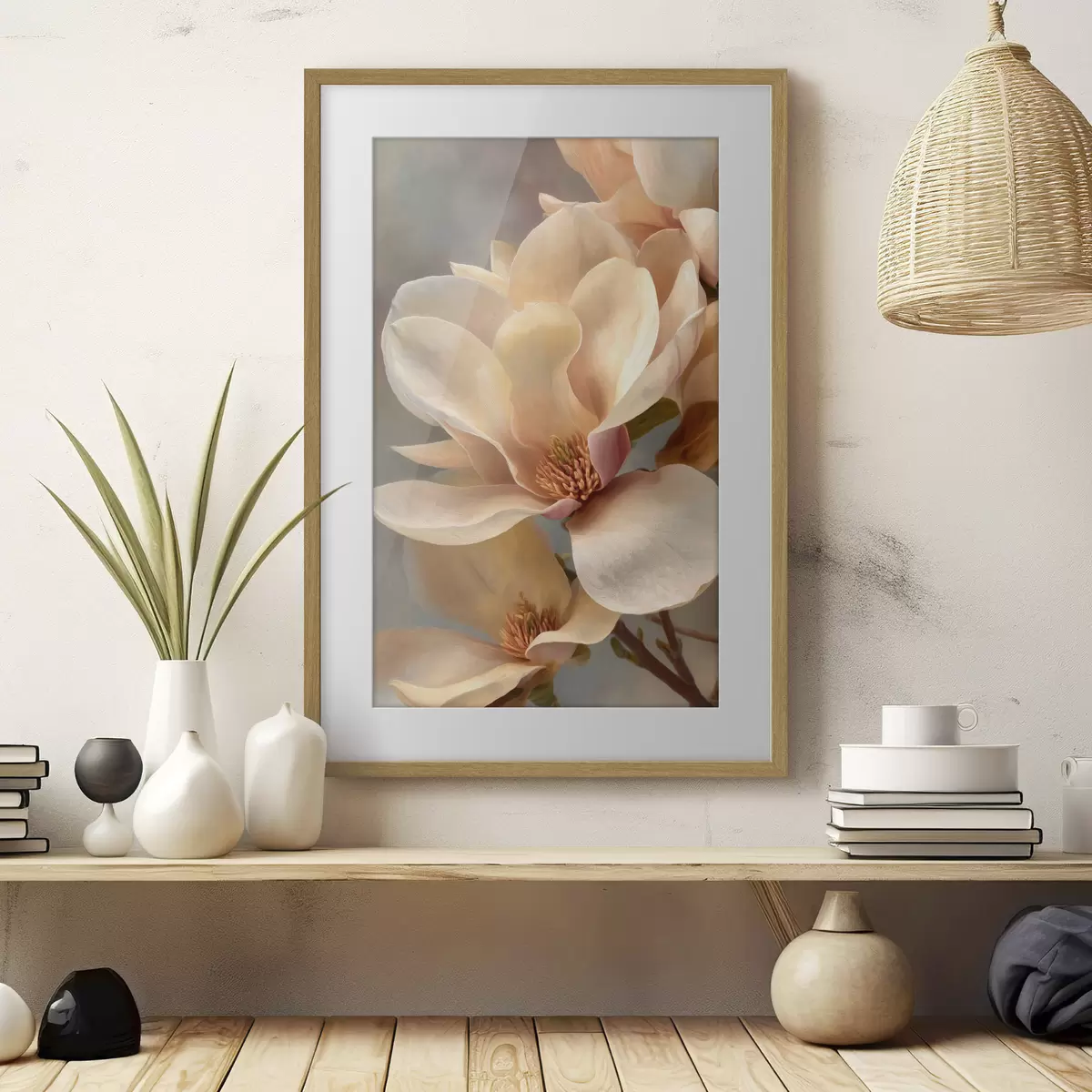 Plakat Czułość magnolii f49016