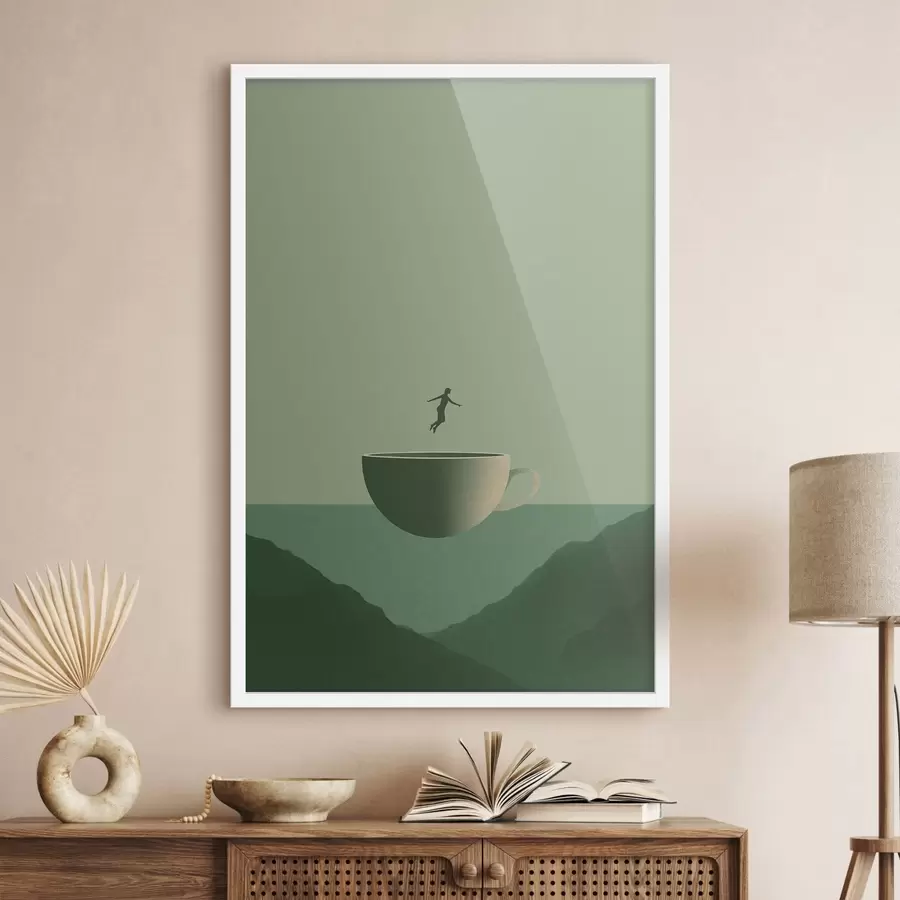 Fototapeta Puchar ponad górami f49028