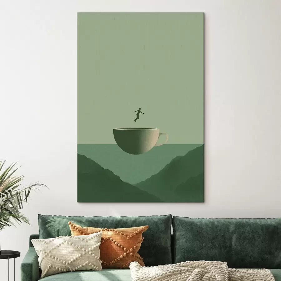 Obraz Puchar ponad górami s49028