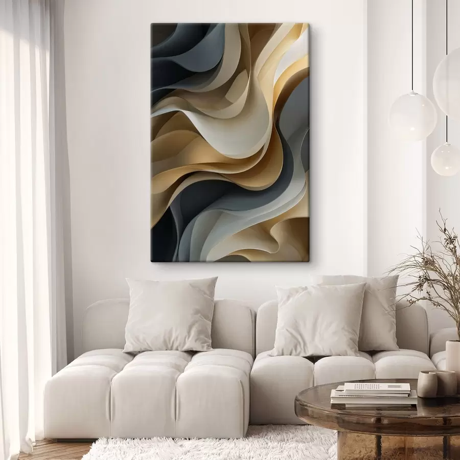 Obraz Fale abstrakcyjne s49033