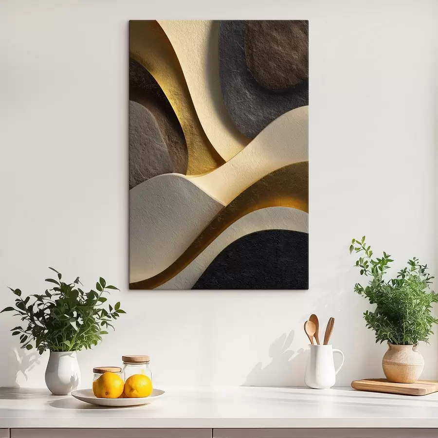 Obraz Płynne kształty s49034