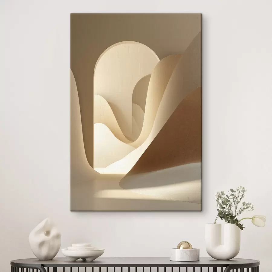 Fototapeta Abstrakcyjny krajobraz łukowy s49043