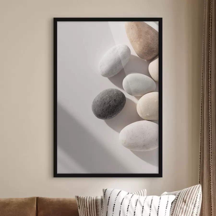 Fototapeta Minimalistyczna kompozycja z kamieni f49041