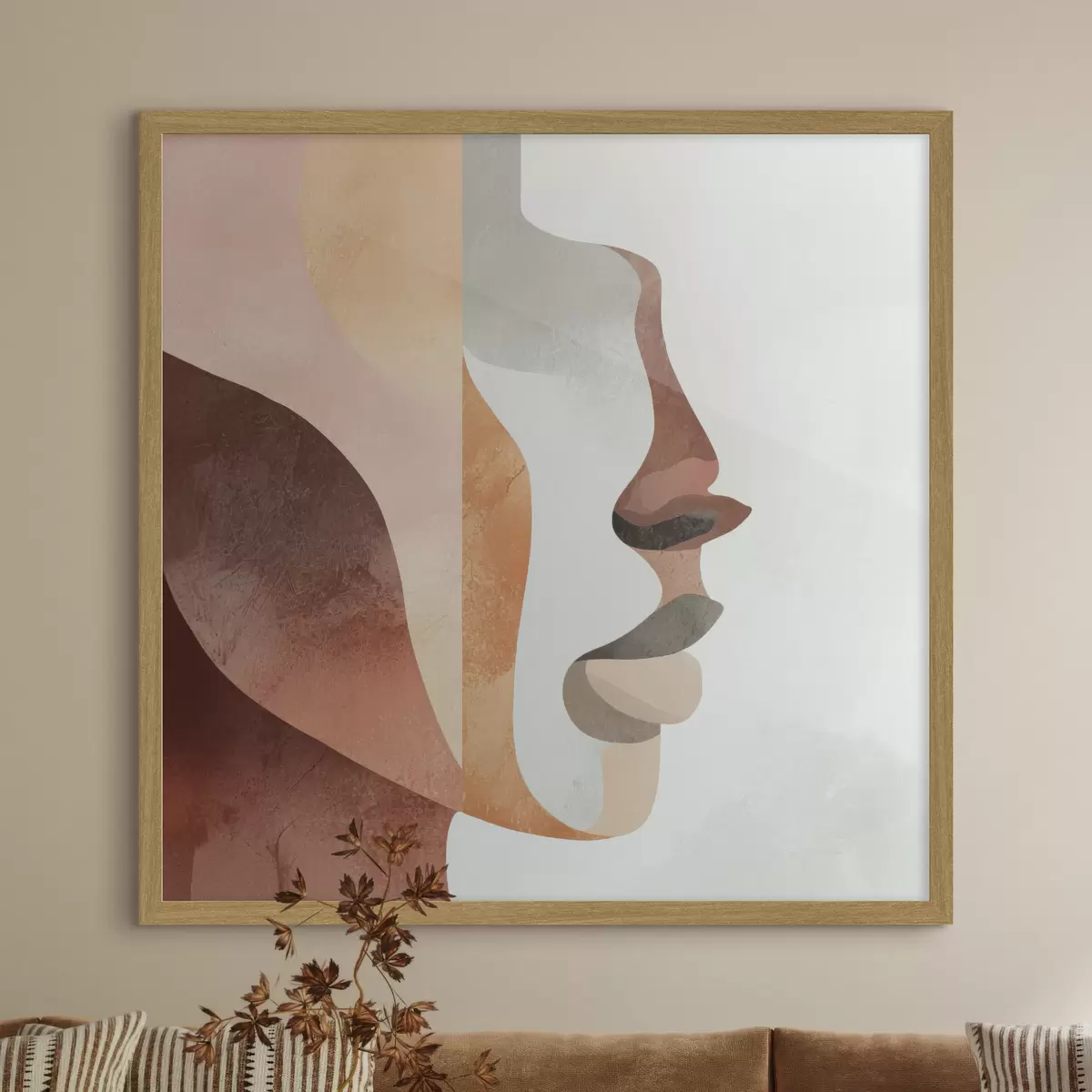 Plakat Abstrakcyjny portret f48967