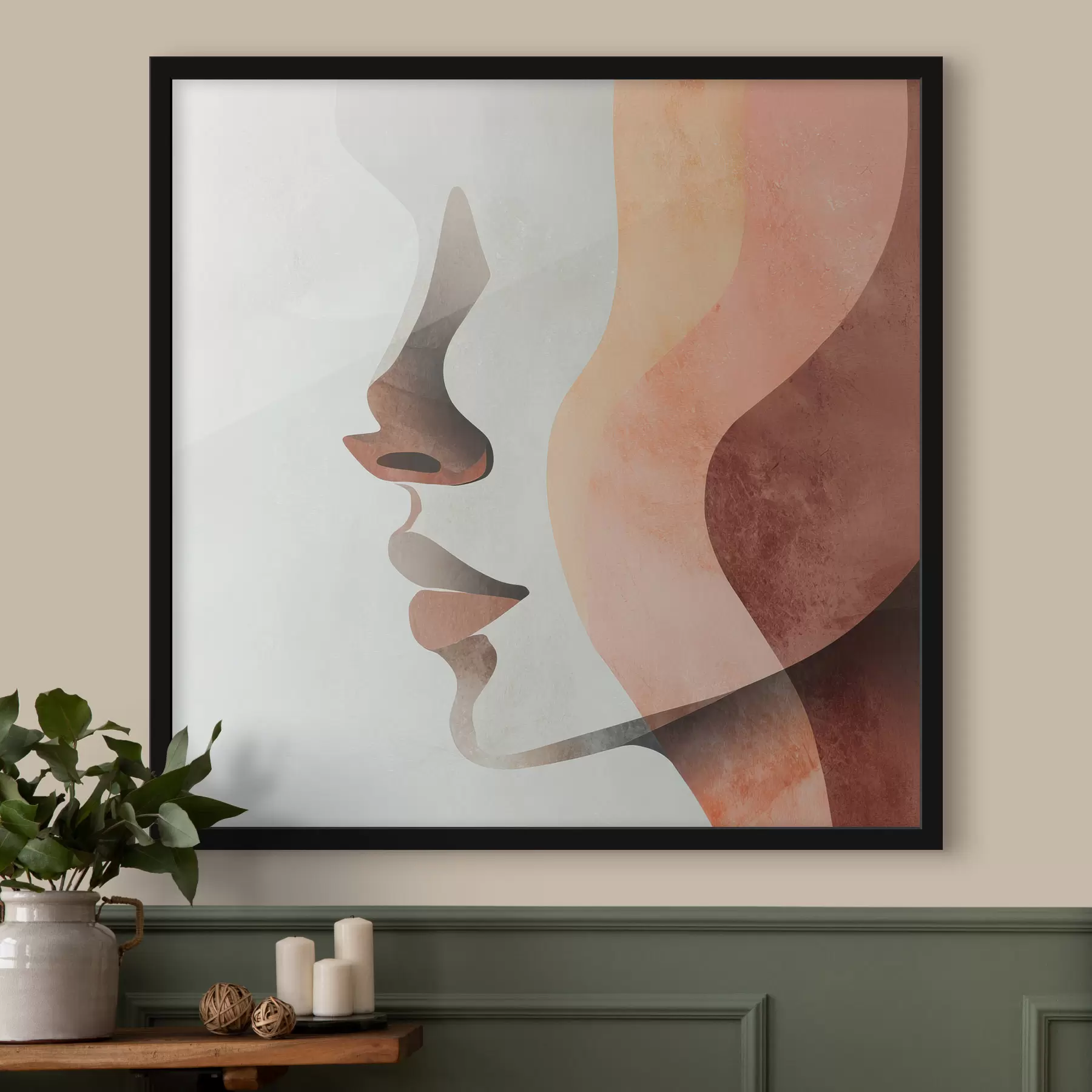 Fototapeta Abstrakcyjny portret f48968