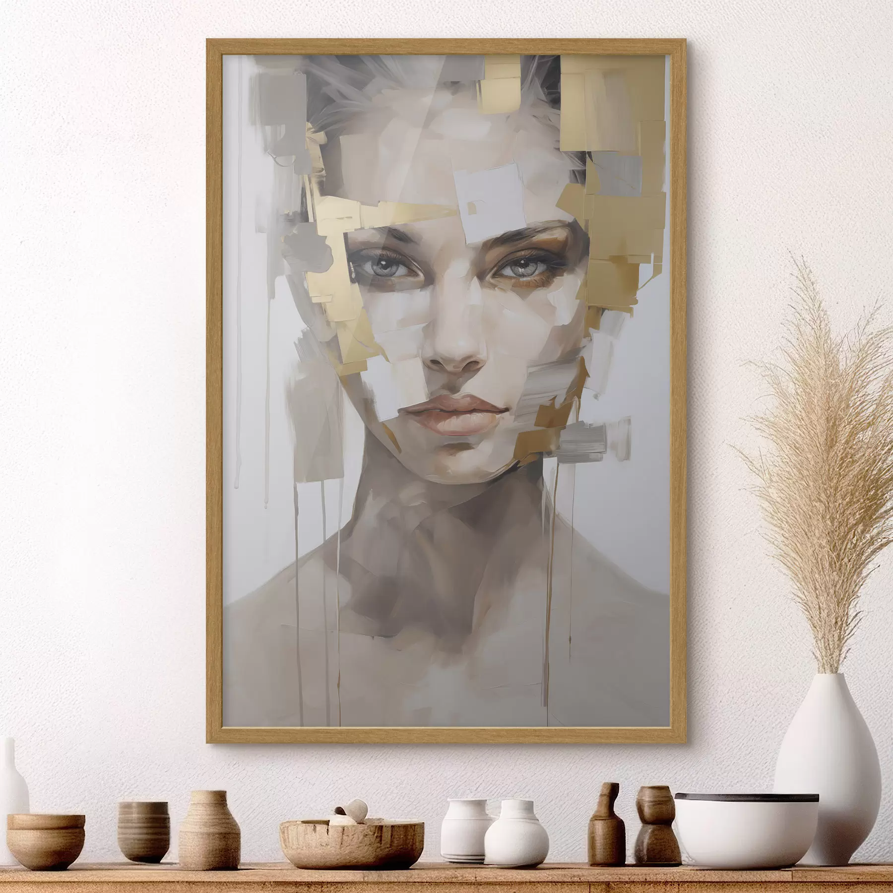 Fototapeta Nowoczesny portret abstrakcyjny f49046