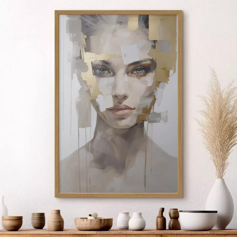 Fototapeta Nowoczesny portret abstrakcyjny f49046
