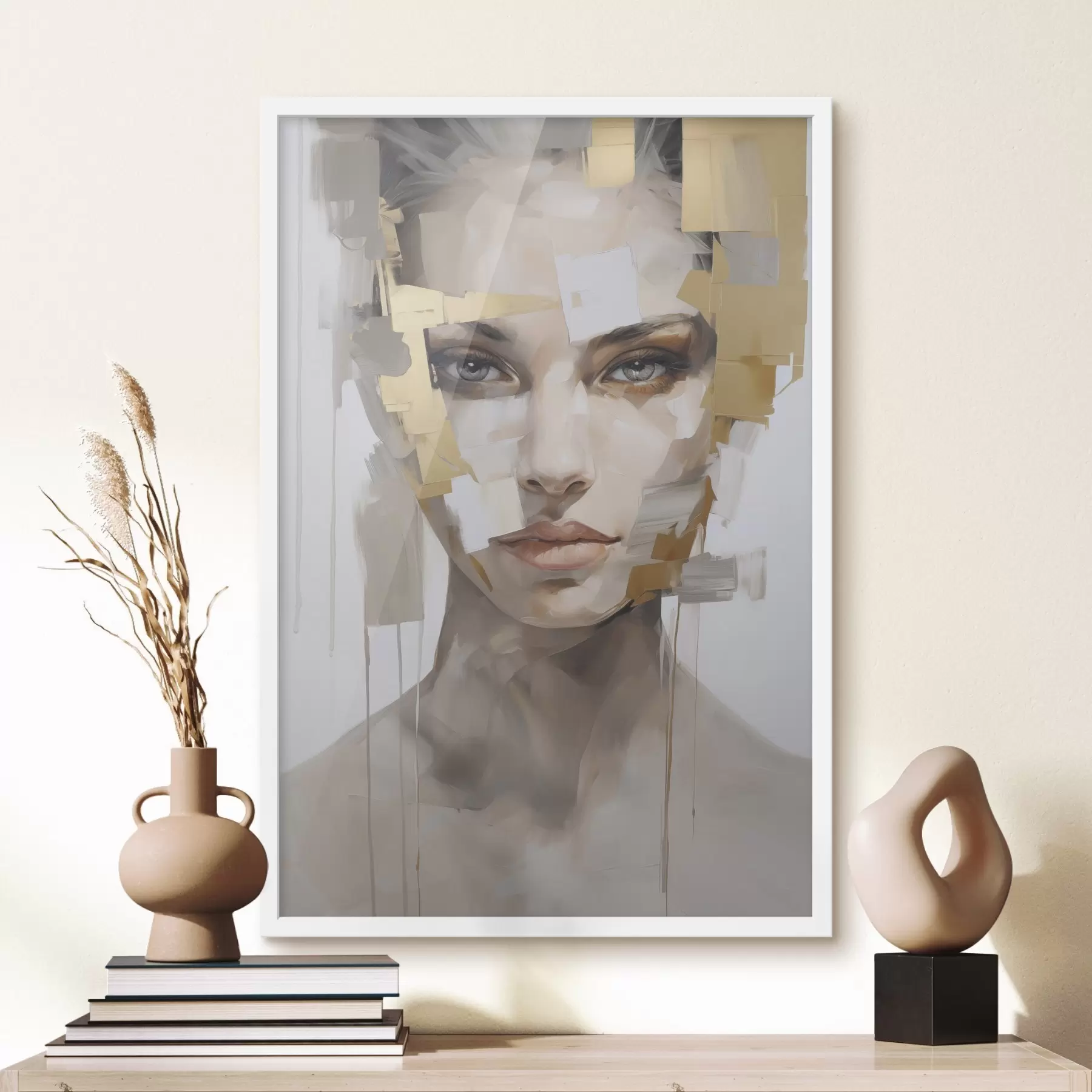 Fototapeta Nowoczesny portret abstrakcyjny f49046