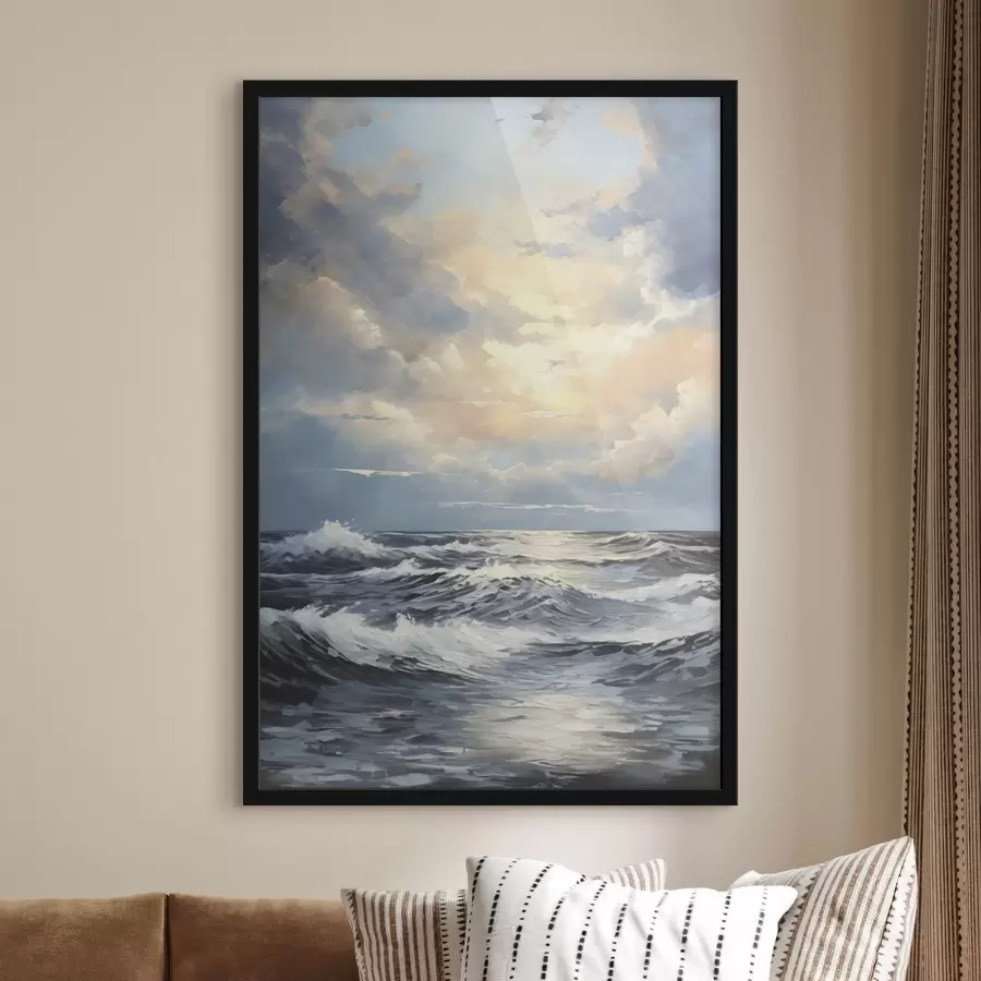 Fototapeta Wieczorne niebo nad morzem f49049