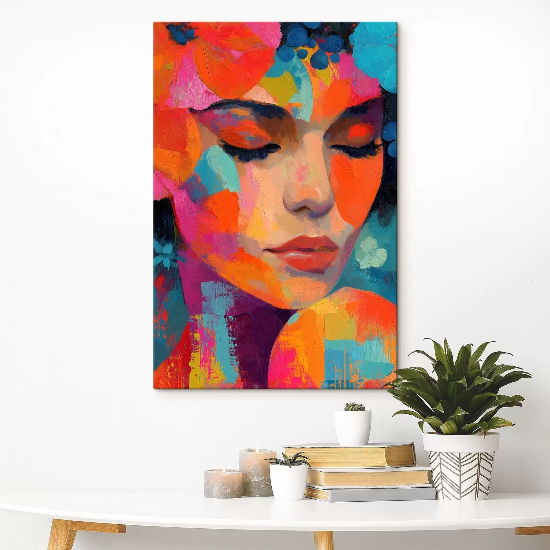 Obraz Abstrakcyjny portret kobiety s49097