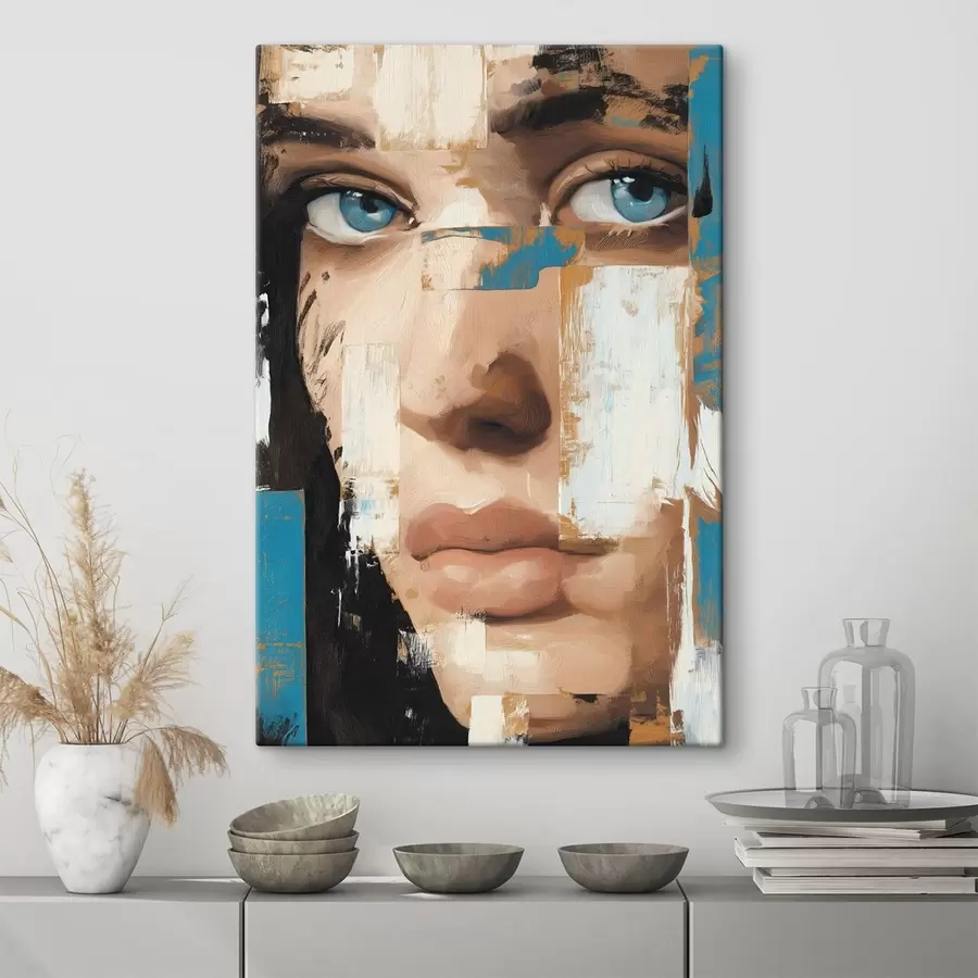 Obraz Abstrakcyjny portret kobiety s49098
