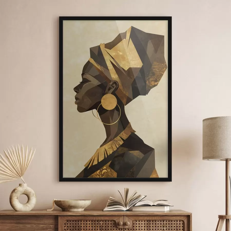 Fototapeta Profil Afryki f49088