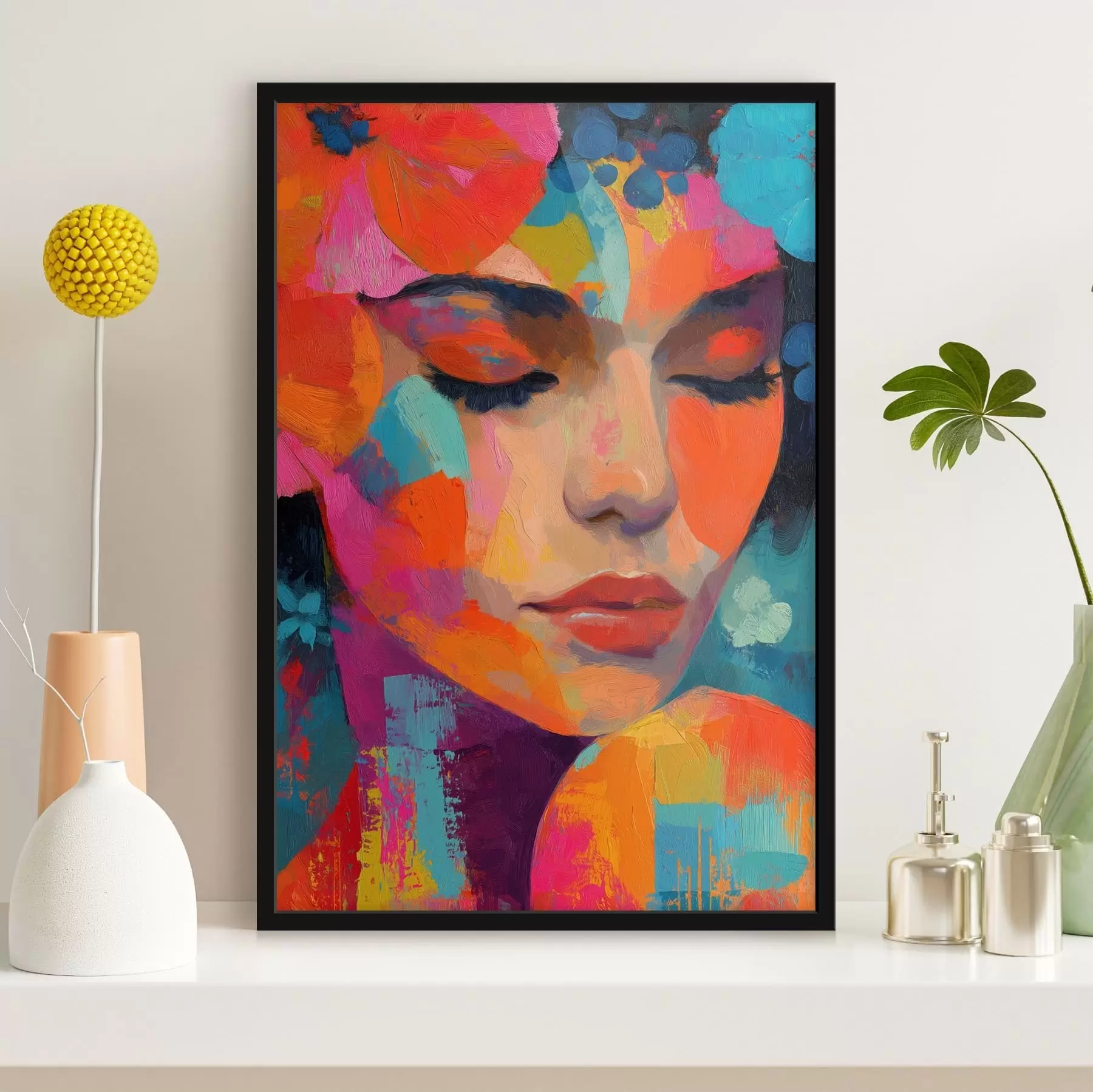 Fototapeta Abstrakcyjny portret kobiety f49097