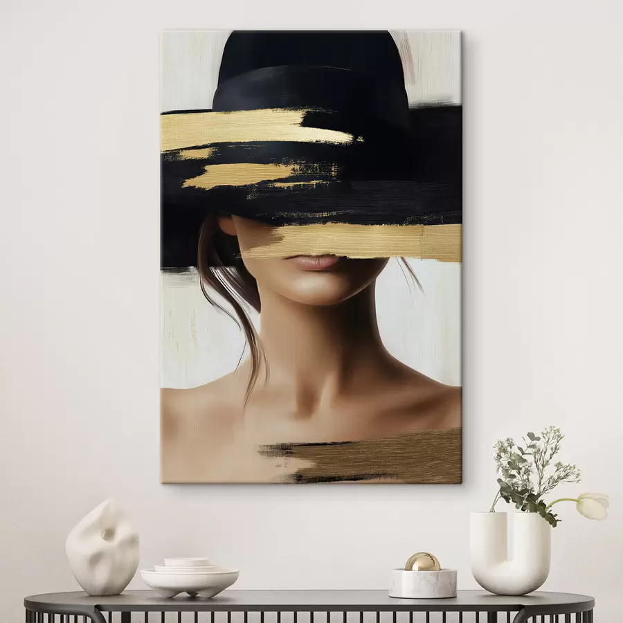 Obraz Abstrakcyjna twarz s49268