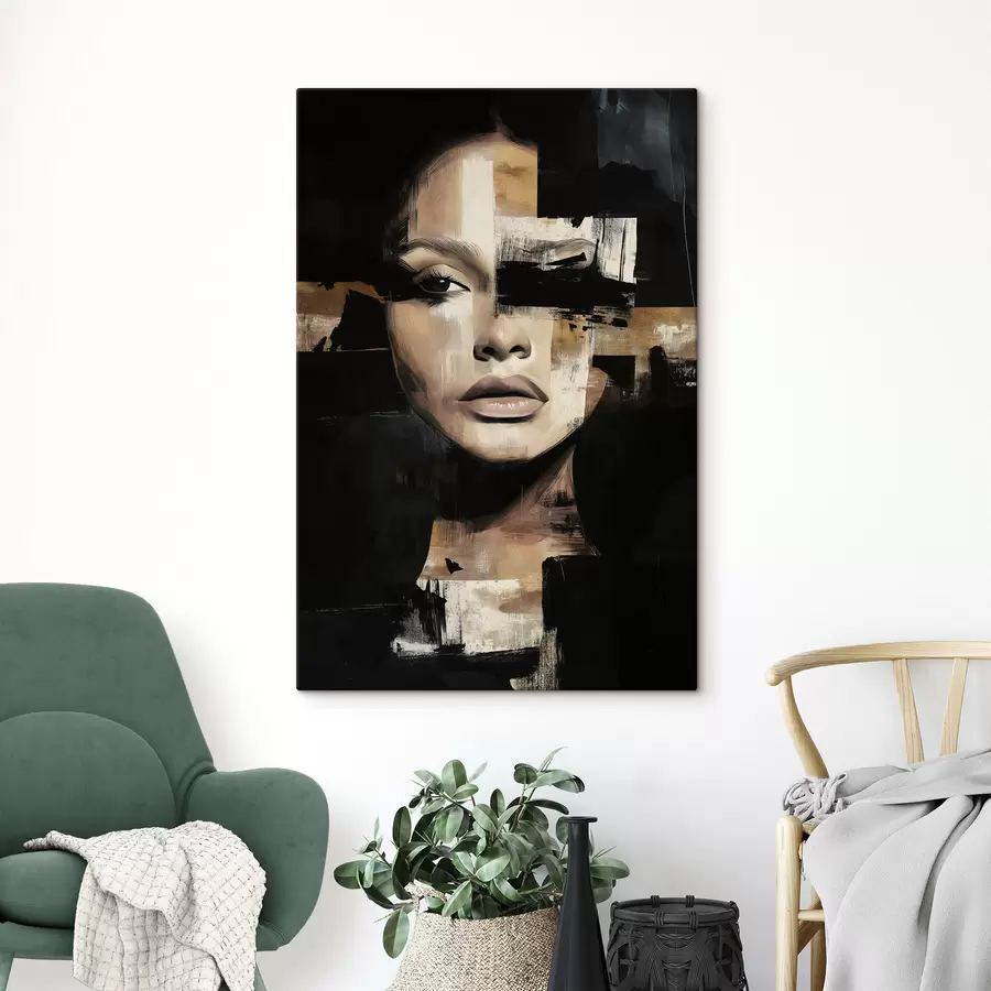 Obraz Abstrakcyjna twarz s49283