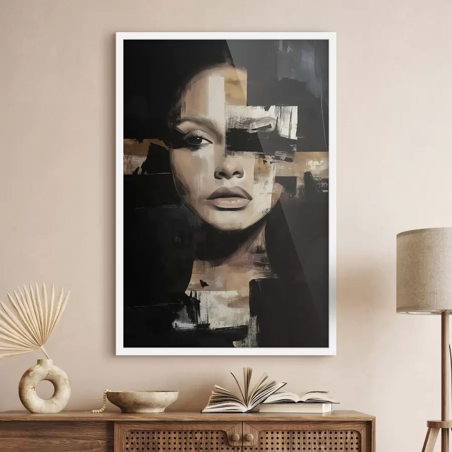 Fototapeta Abstrakcyjna twarz f49283