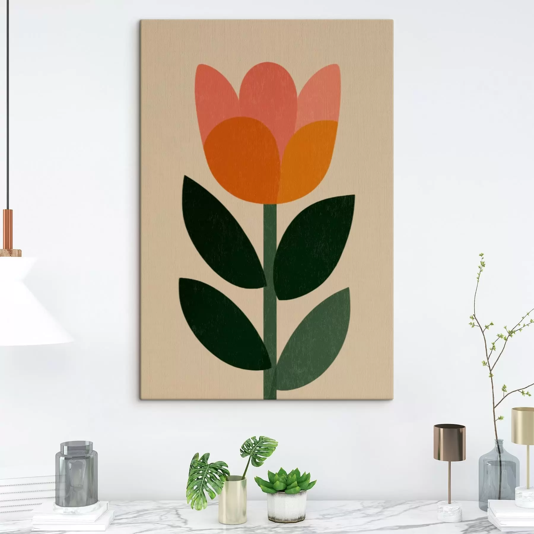 Obraz Łodyga tulipana s49299