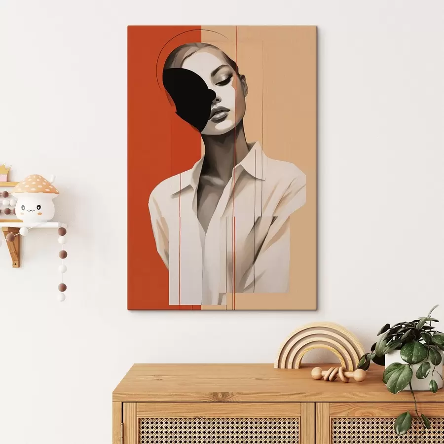 Obraz Portret abstrakcyjny s49320