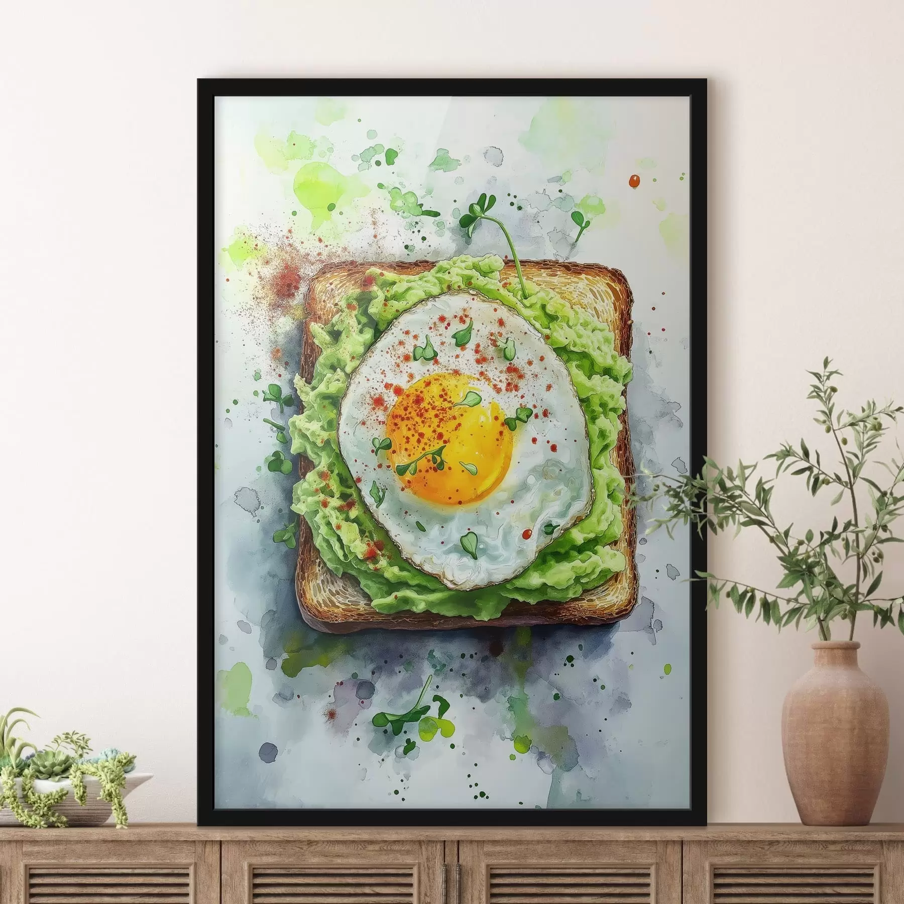 Fototapeta Tost z jajkiem f49309