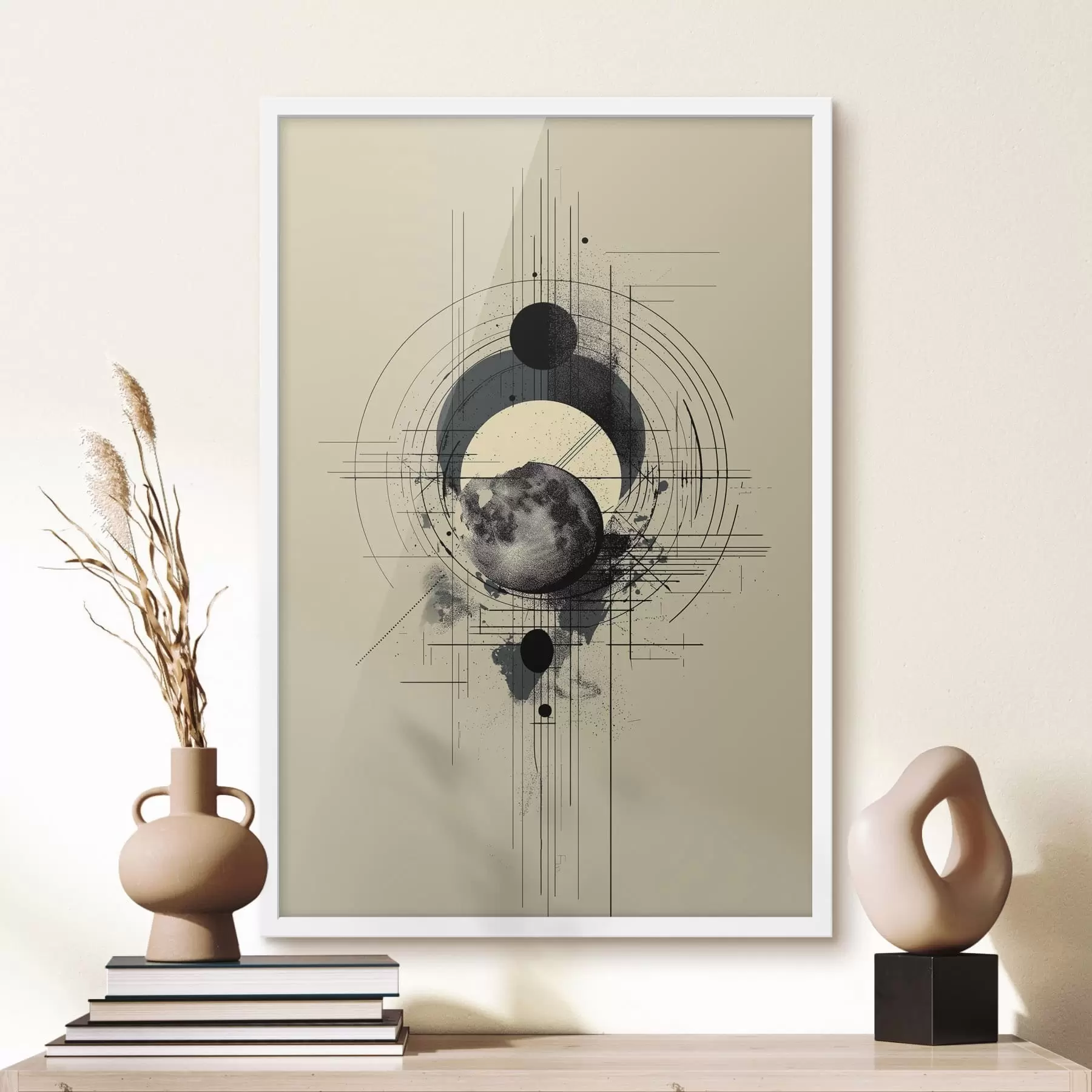Fototapeta Geometria Księżyca f49332