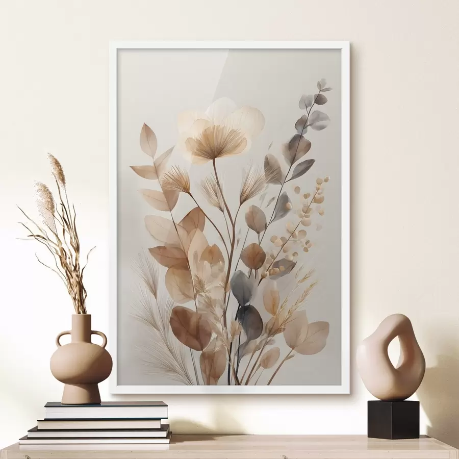 Fototapeta Wysuszone kwiaty f49234