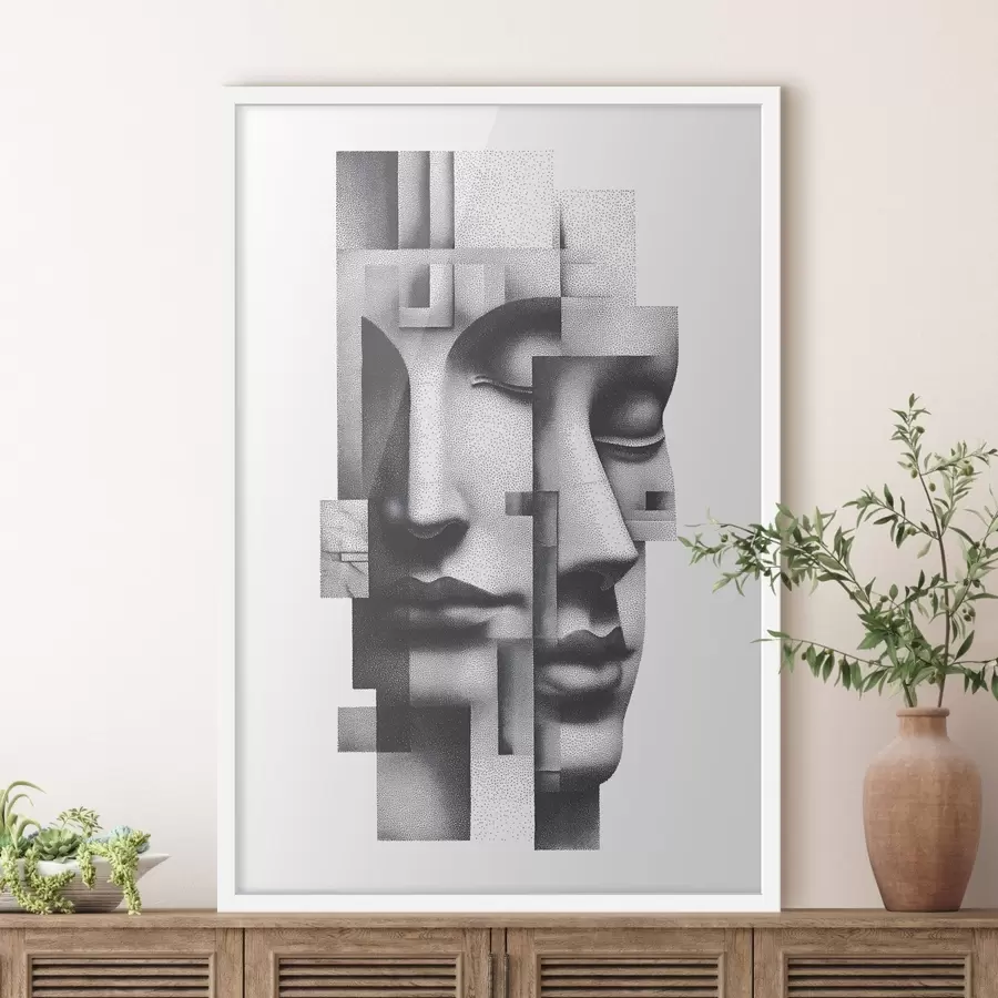 Fototapeta Graficzne portrety abstrakcyjne f49241